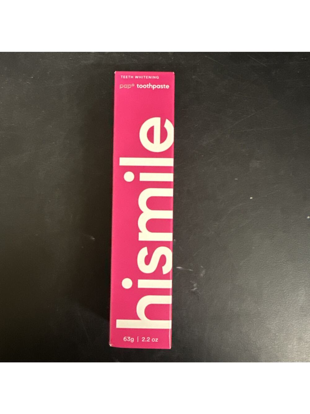 hismile PAP+ Whitening Toothpaste, 2.2 oz NEW IN BOX